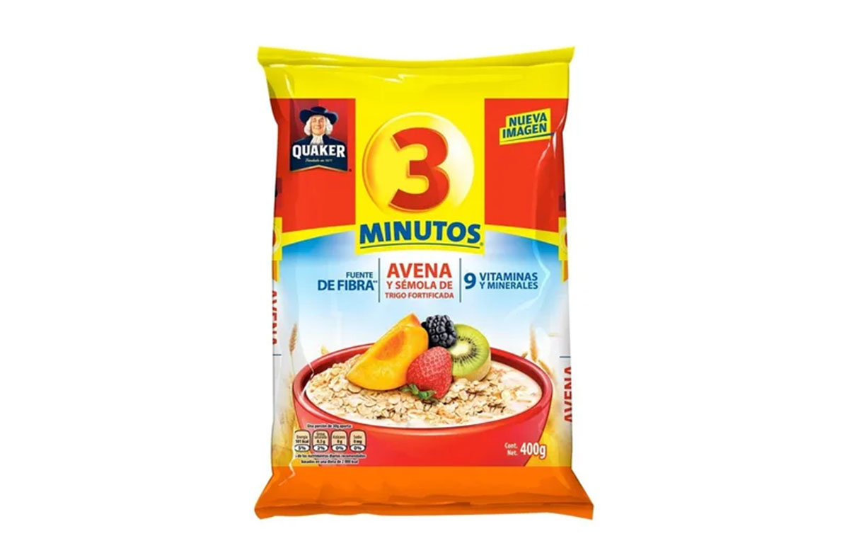 AVENA 3 MINUTOS BOLSA 400 GR