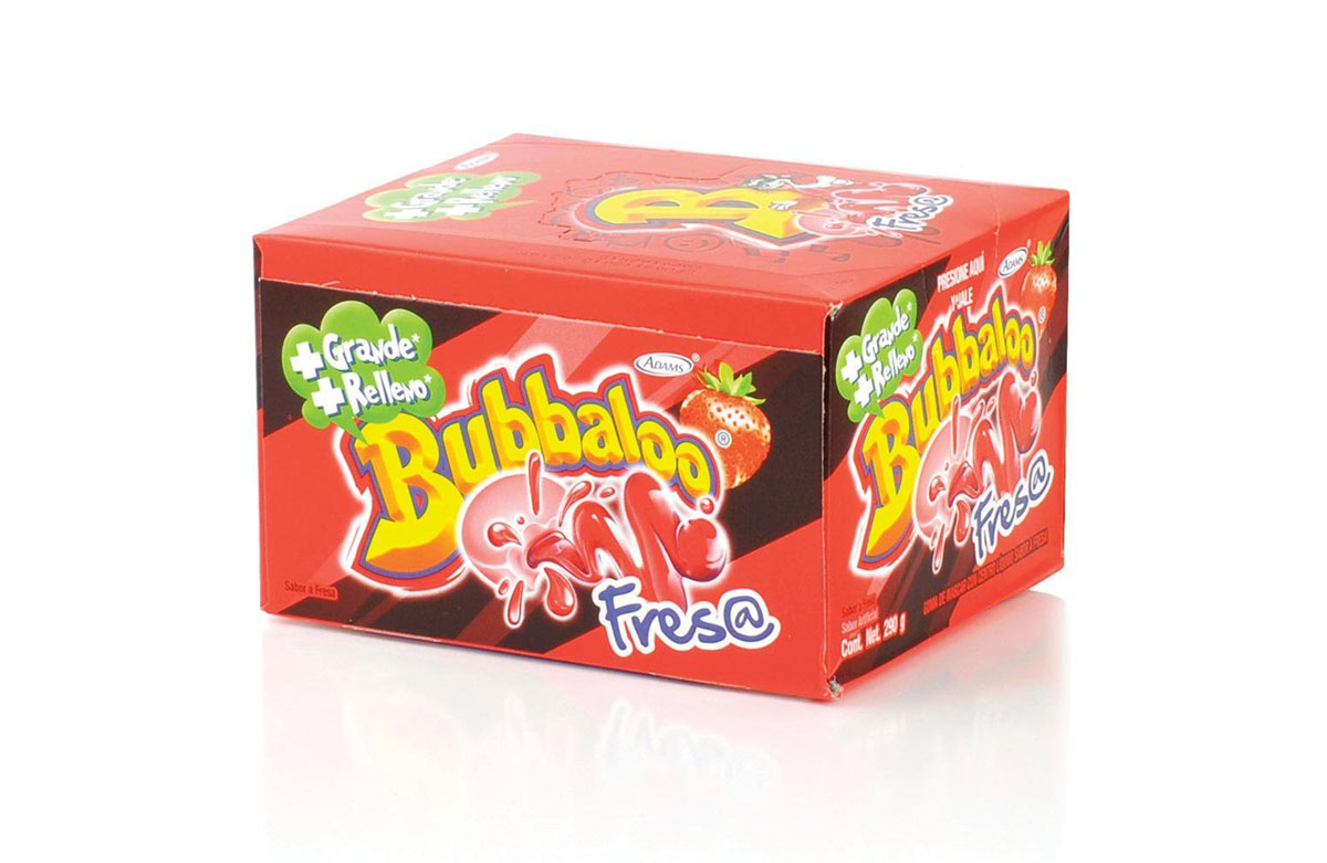 CHICLE BUBBALOO FRESA 50'S