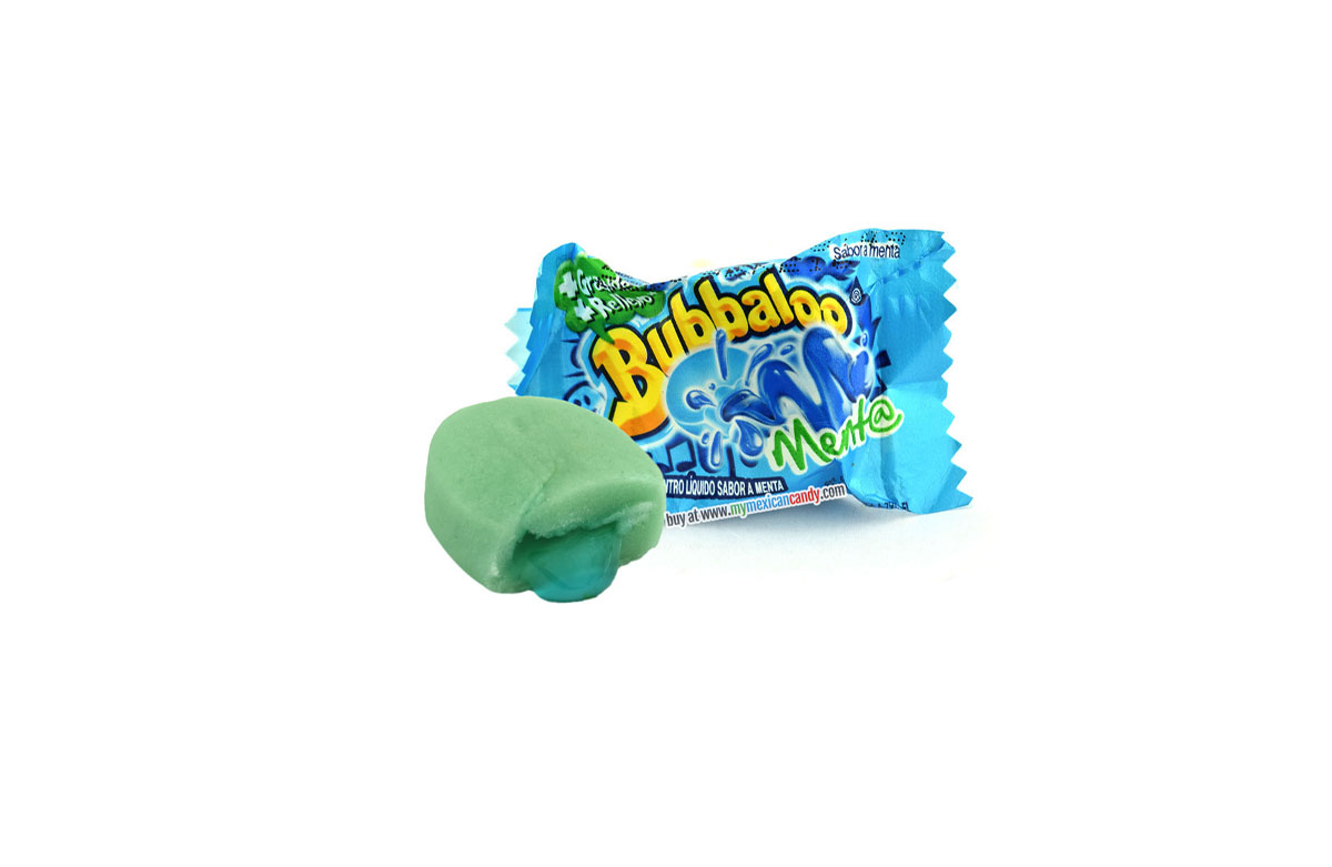 CHICLE BUBBALOO MENTA 50'S