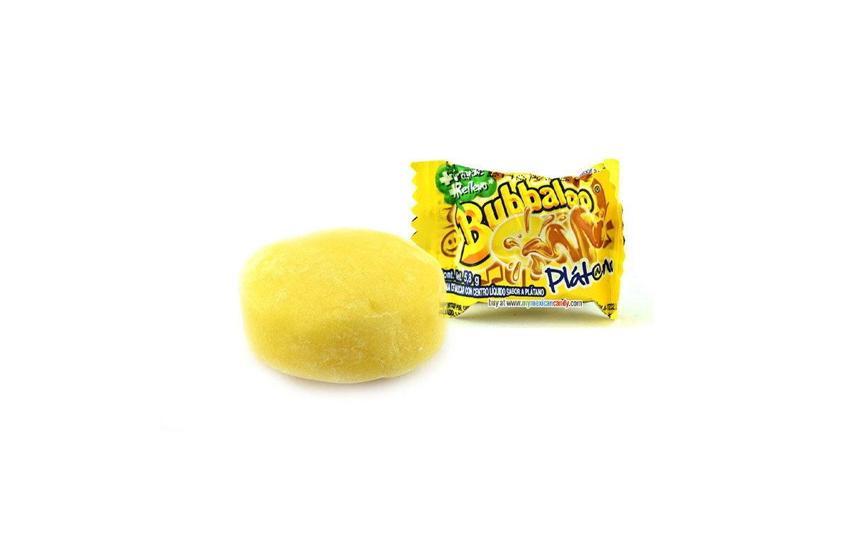 CHICLE BUBBALOO PLATANO 50'S