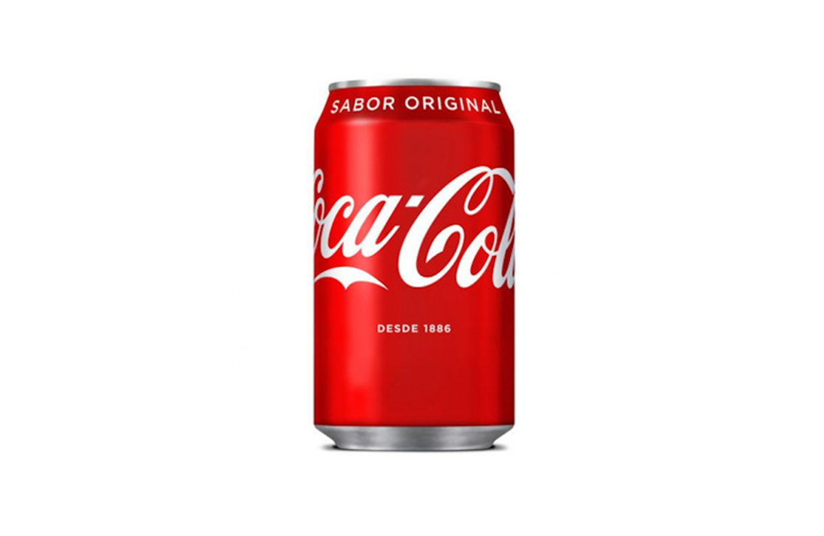 Gaseosa Coca Cola lata 355 ml.