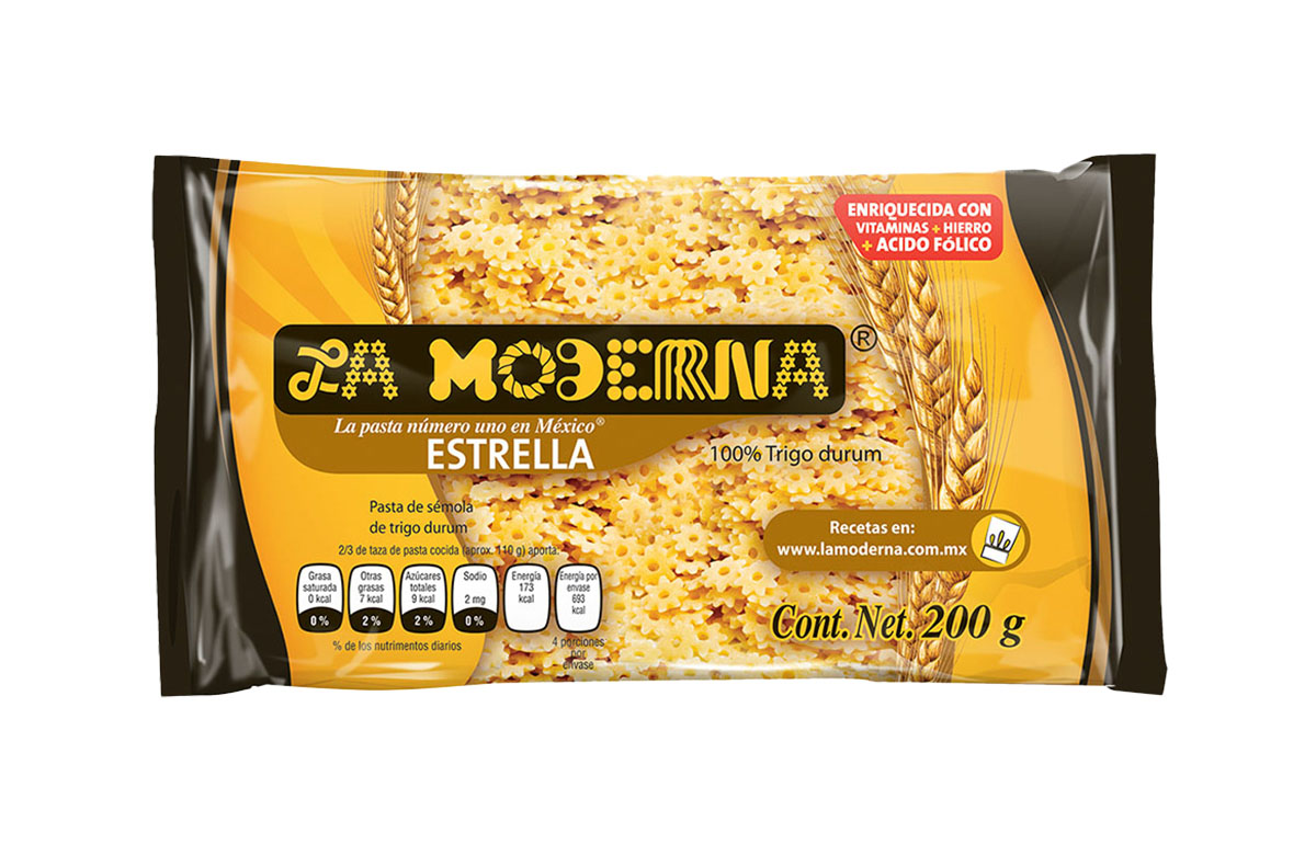 PASTA LA MODER ESTRELL 200 GR