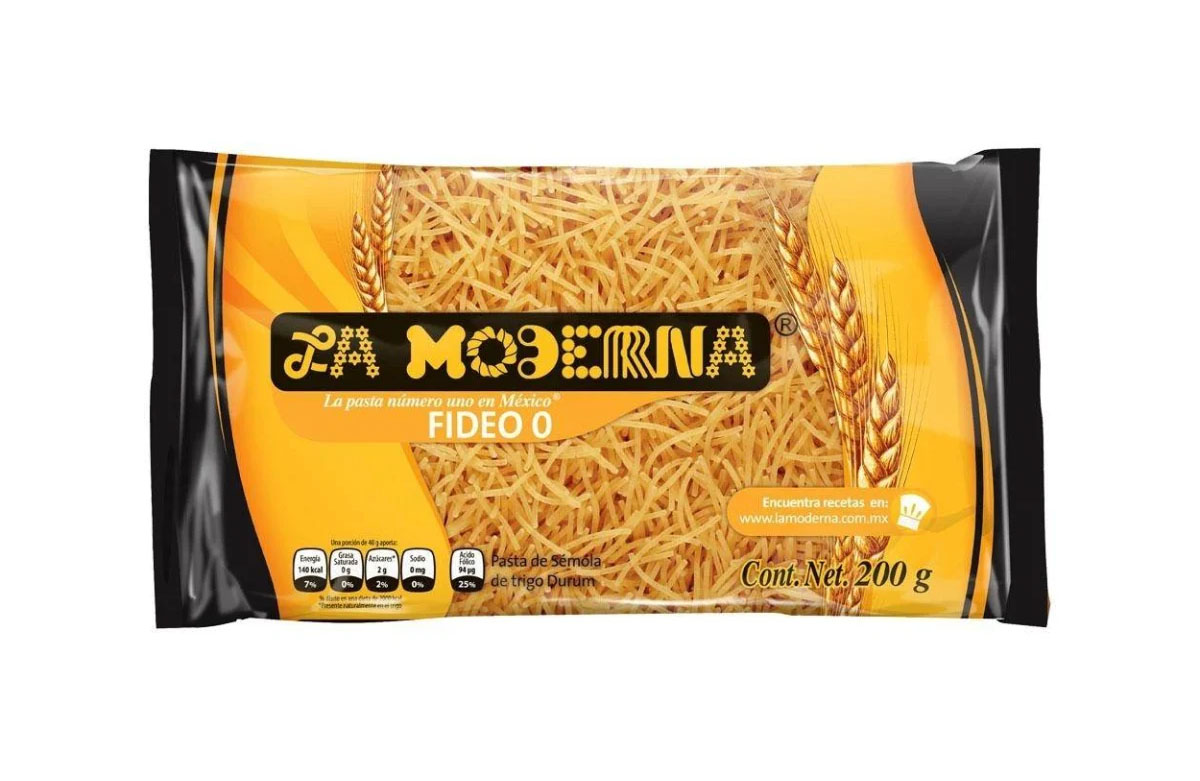 PASTA LA MODER FIDEO #0 200 GR