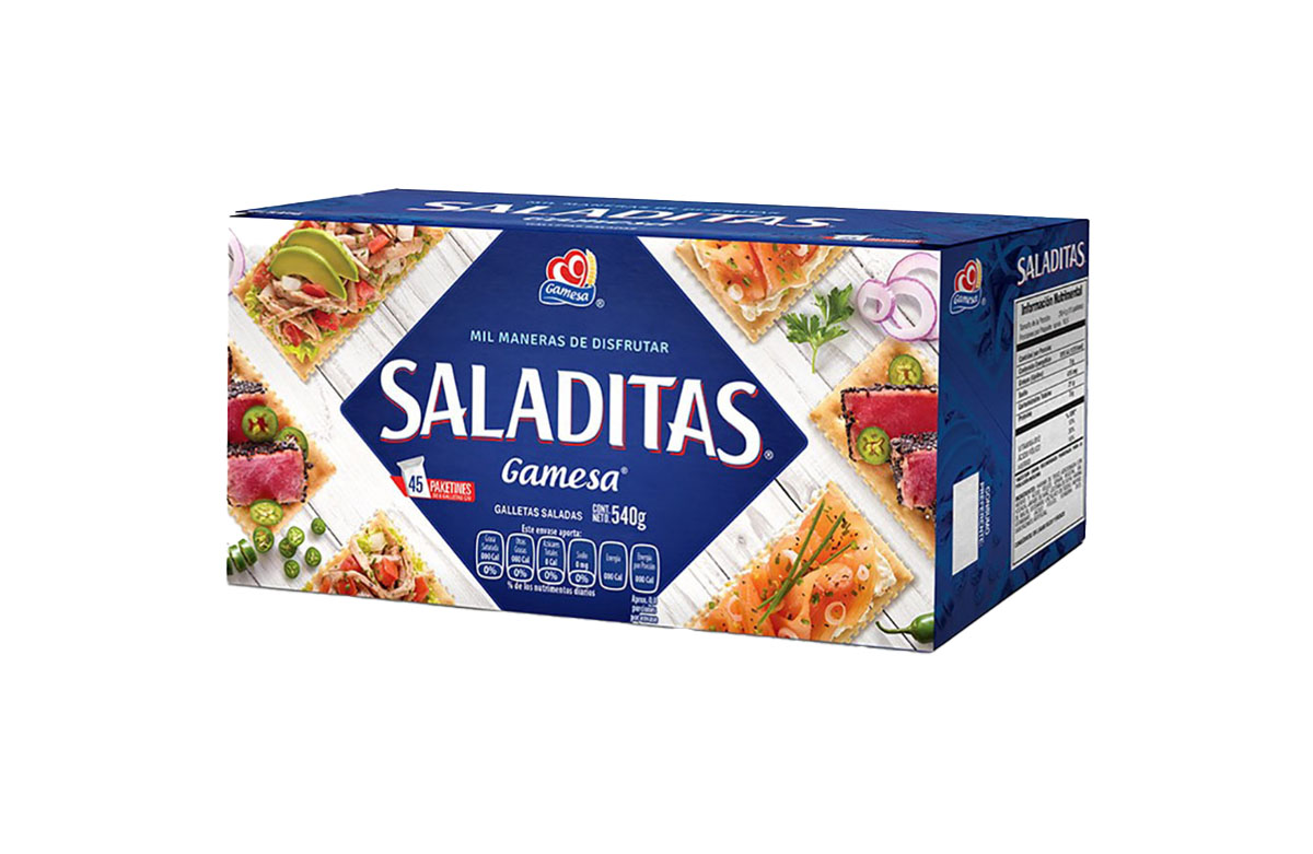 SALADITAS GAMESA 504 GR